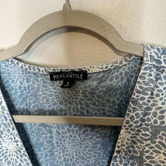 J.Crew Mercantile Printed Wrap Dress - Picture 4 of 5